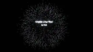 Happy New Year 2022 - Fireworks in Unreal Engine