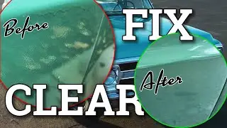 How to fix clear coat - Eliminate orange peel and drips