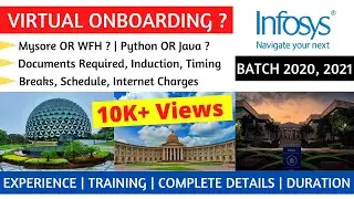 Infosys Virtual Onboarding 2021 | IT Companies Virtual Onboarding | Onboarding experience at Infosys