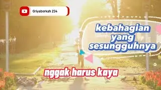 Agar tetap bahagia disetiap keadaan