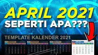 April 2021, Seperti Apa?? Yukk Tengok Template Kalender 2021 dalam Format Coreldraw
