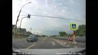 Черниговская область - Киев - Попал под сильный дождь 19.07.21 - Timelapse 4x