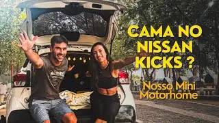 Montamos uma cama dentro do carro Nissan Kicks - Mini Motorhome