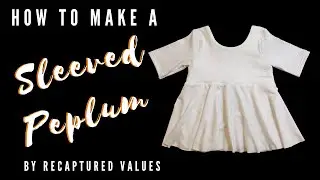 How To Make A Sleeved Peplum Video Tutorial