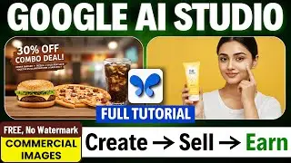 Create Commercial Images with Google AI Studio (Free) Make Money With Ai Images