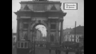 Старая Москва. Тверская застава. Триумфальная арка. 1927 год.