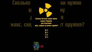 Викторина Зоны №4 #stalker #сталкер  #игры