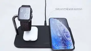 Zens Dual+Watch Aluminium Wireless Charger