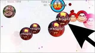 SOLO BEAST MOMENTS! agar.io MOBILE DESTROYING TEAM PRE-SPLIT!? // Jumbo virus popping skills