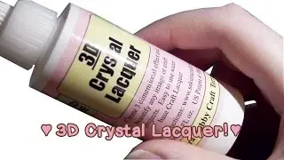 3D Crystal Lacquer Cameo Rings!