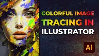 How to convert a colorful image into vector in illustrator?