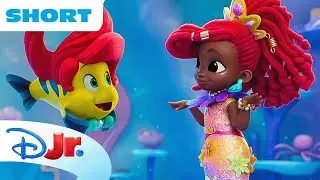 Disney Jr.’s Ariel Mermaid Tales Short #7 🧜🏾‍♀️ | Dress Up Mess Up | NEW SHORTS | @disneyjr