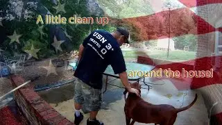 power washer clean up