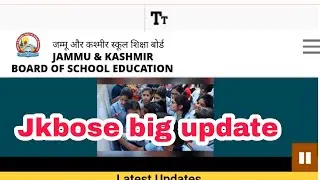 Jkbose important update for students | annual regular students| Hard-zone date sheet|2023