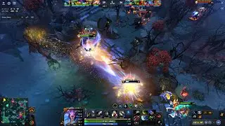 When Yatoro does the ECHO SABRE Build on his Carry Venge in a 12,385 Avg MMR Game