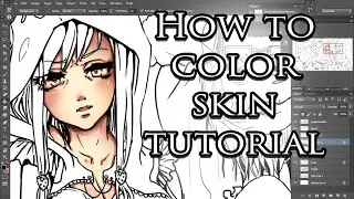 How to color anime skin - Tutorial (Photoshop)