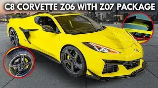 Why the C8 Corvette Z06 with the Z07 performance package is SUCH A GREAT BUY