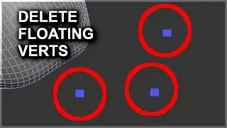 Easiest Way to Delete Floating Verts - Max Quick Tip