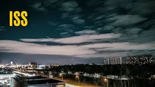 Przelot ISS nad Poznaniem. Międzynarodowa Stacja Kosmiczna