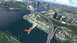 Daytime flying at Marina Bay Sands #Flightsimulatorxbox