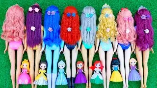 Cute Miniatures Disney Princess Frozen ELSA & Annall! elsa satisfying unboxing | Review Toys