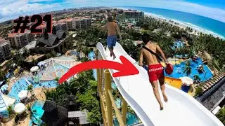 I DID 30 ILLEGAL THINGS AT A WATERPARK!!!(ALMOST GOT KICKED OUT!!!)