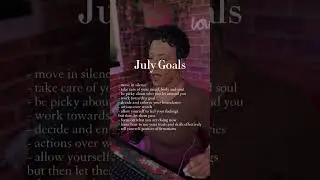 July is over the midway point. The year is moving by fast. Don’t get distracted.  #goals #endurance