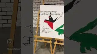 🍉Soykırıma destek için kalkan ellere karşı FİLİSTİN  İÇİN BEN DE VARIM #filistin #konya