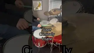 Criminally Insane drum intro
