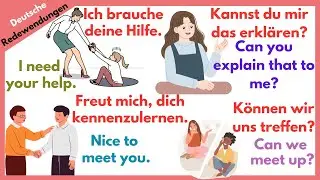 Learn German with Fun: 100 New German Phrases for Your First Conversation.