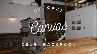 Evecase Canvas DSLR backpack
