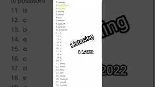 9 April 2022 :- Listening & Reading Answers + Writing Task :-2.          follow @wcl_ielts