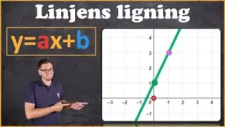 Linjens ligning - Let forklaret - Matematik 😀