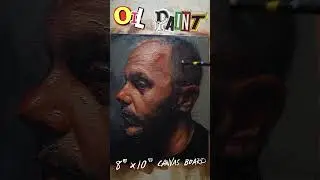 Oil Painting A Self Portrait (Day 4) #shorts #painting #art