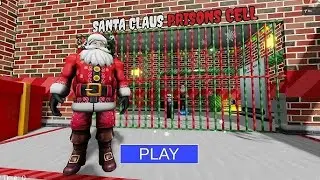SANTA CLAUS BARRY'S PRISON RUN! (OBBY) Roblox Gameplay Walkthrough No Death 4K