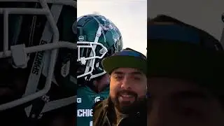 Michigan State Vertans Day helmets are 🔥 #michiganstatefootball #veteransday