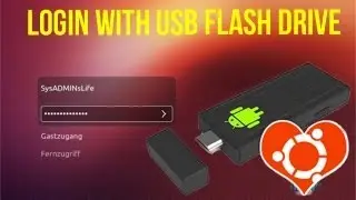 Login into Ubuntu Using USB Flash Drive