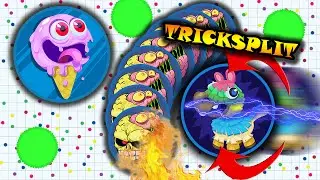 AGAR.IO // INSANE TEAM DESTRUCTION // SPLIT-RUNNING // BAITING!!!