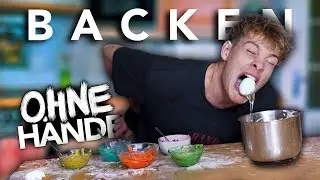 BAKE WITHOUT HANDS CHALLENGE | Joey's Jungle