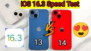 ios16.3 iphone 13 vs 14 Speed Test!!!