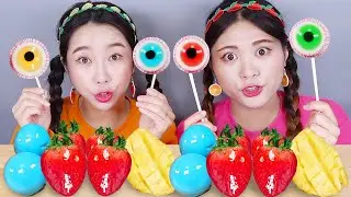 Клубничные цукаты Танхулу Мукбанг ДОНА DONA