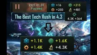 The Best Tech Rush In Stellaris 4.3 - Cybernetic Creed