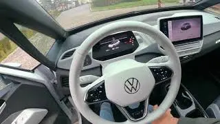 Прокатился  на Volkswagen ID.3 204HP . Электромобиль от Volkswagen