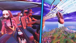 ¿QUE PASA CUANDO TE TIRAS DE LO MAS ALTO CON UN CARRO? | FORTNITE BUG EXTRAÑO | TEMPORADA 5