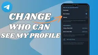 How To Hide Profile Picture In Telegram