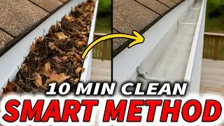 How I Clean Gutters in 10 Minutes!
