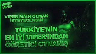 VALORANT ÖĞRETİCİ VİPER OYNANIŞ TÜRKİYE'NİN EN İYİ VİPERINDAN LİNEUPS VE SAVUNMA DERSLERİ