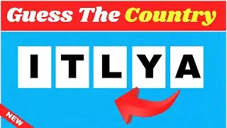 Guess The Country By It's Scrambled Name | Country Quiz | Quiz Thinker