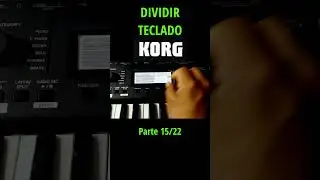 Dividir Teclado Korg - P15 #piano #korg #tecladistas #musicos #keyboard #musica