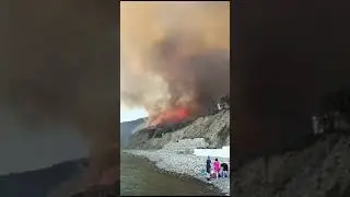 СИЛЬНЕЙШИЙ ПОЖАР АБРАУ ДЮРСО БЕЖАТЬ НЕ КУД